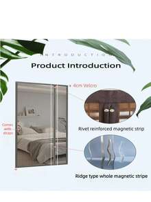 Magnetic Mesh Screen Door, Automatic Anti-Mosquito Anti-Insect Curtain, Summer Mosquito Net Curtain - Open the Gray Curtain - View 5