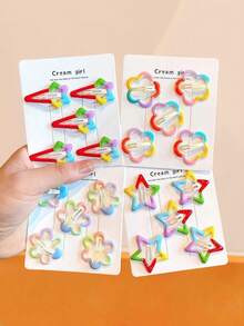 36pcs/Set Multicolor Printed Hair Clips Combo, Fashionable & Unique Bangs & Side Hair Clips, Compact & Portable, Convenient For Styling Hair, Suitable For Girls & Women, Ideal For Daily Outings: Shopping, Grocery, Strolling With Friends, Etc., Claw Clips, Hair Slide, Hair Barrettes, Head Accessories, Hair Accessories For Women, Hairpin - Multicolor - View 12