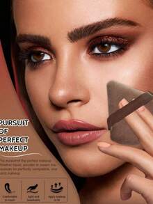 33pcs Makeup Brush Set (With Drawstring Pouch), Including Powder Puff, Makeup Sponge, Blush Brush, Foundation Brush, Eyeshadow Brush, Contour Brush, Soft Hair Brush, Professional Makeup Brush Set, Women Makeup Brush Set - Multicolor - View 4