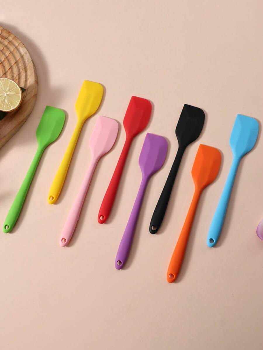 20pcs High Heat Resistant Silicone Spatulas, Baking Cake Cream Scraper Spreader, Non-Stick Silicone Scrapers - For Cooking, Baking And Spreading - Holiday Party Birthday Cake Baking Tools