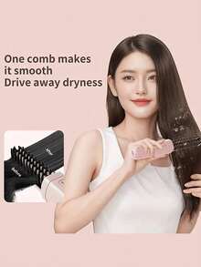 Bàn chải tóc 2 trong 1 cầm tay, duỗi và uốn tóc, lược ion sạc USB, sạc chống bỏng, thích hợp cho du lịch, món quà lý tưởng cho phụ nữ. Bàn chải duỗi tóc điện, máy duỗi tóc đa chức năng, dụng cụ tạo kiểu tóc ion chống bỏng, bàn chải duỗi tóc, món quà ngày lễ tuyệt vời nhất cho gia đình và bạn bè vào Ngày Valentine và Giáng sinh. - nhiều màu - Xem 8