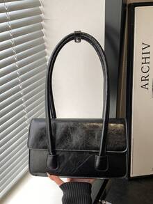 2026新款优雅日常风现代简约时尚多功能女士单肩包 - 黑色 - 查看 2