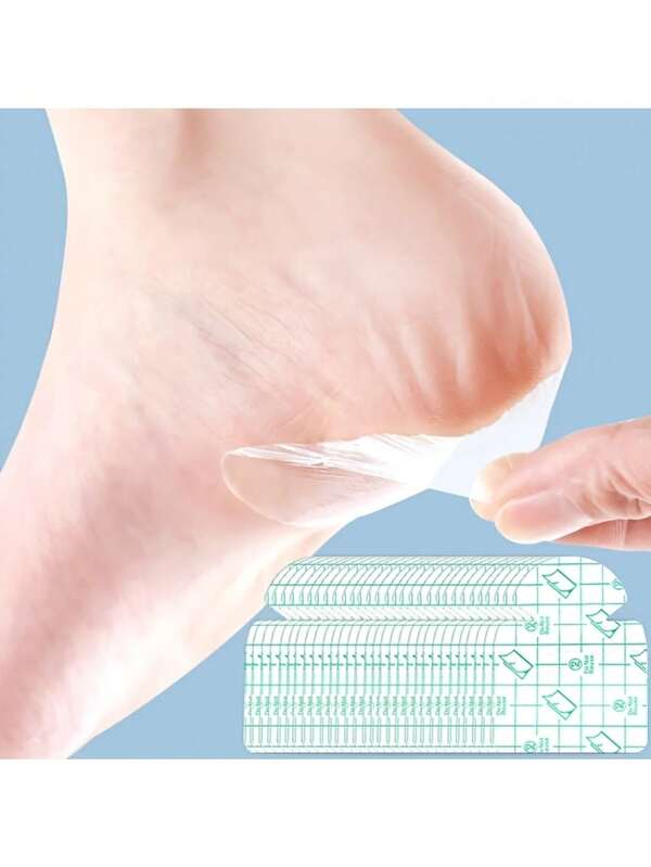 وسادات الكعب المضادة للرطوبة غير المرئية - وسادات وسادة قابلة للتنفس، مناسبة للكعوب الجافة والمتشققة، مرطبة ومصلحة، مصنوعة من مادة PVC ناعمة، لا تحتاج إلى غراء، مناسبة كهدايا للعطلات وهدايا الحفلات