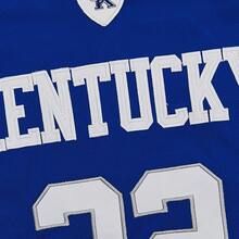 MEAN MACHINE 男士 22 号 SEC 肯塔基大学 Shai Gilgeous-Alexander 蓝色篮球球衣，字母刺绣专业运动球迷背心 - 藍色 - 查看 5
