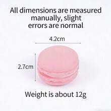 2026 1 Stück Sommer Neuankömmling simulierter Macaron Sandwich Keks Quetschspielzeug - PU weiches simuliertes Brot - Stressabbau Spielzeug - Geburtstagsgeschenk - Ostergeschenk - perfektes Geschenk - Verschiedenfarbig - Übersicht 12