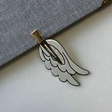 Cute Wings Fun Hair Clip No Trace Hairpin Korean Style Dopamine Makeup Side Panel Bangs Clip Hair Accessory - 粉色 - 查看 2