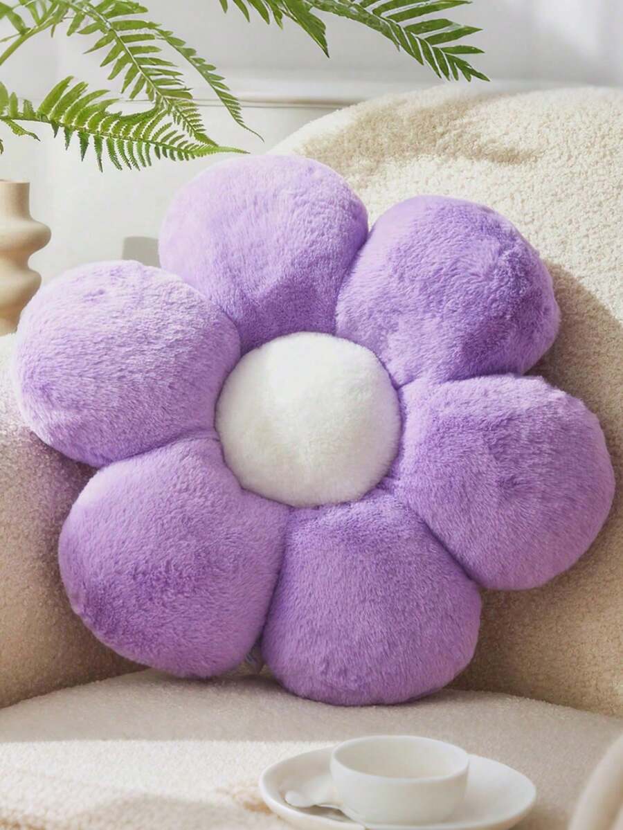 1 Peça Almofada Decorativa com Flor de Margarida, Almofada Decorativa Fofa para Casa, Decoração de Sofá para Primavera/Verão, Presente de Decoração de Feriado, Almofada Macia de Pelúcia, Almofada de Sofá para Casa, Almofada Decorativa para Casa, Presente de Feriado, Páscoa, Festa Diária, Casamento, Primavera