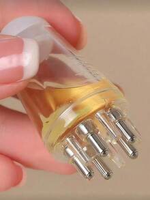 1支迷你精油梳，头皮按摩器，生发精华梳，护发精华，滋养液，护发素，精油梳 - 精准将液体或精油输送到发根 - 導液梳 - 查看 2