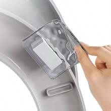 2个透明易用马桶座圈升降把手，马桶座圈增高器，马桶座圈开启器，固定把手，防污染，浴室配件，圣诞礼物，节日礼物，新年礼物 - 多色 - 查看 5