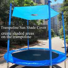 XATAMIO Trampoline Shade Cover For 14ft Round Outdoor Trampoline, Anti-UV Trampoline Cover(14FT, 8 Poles) - White - View 3