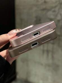 奢華亮面 CD 圖案極光矽膠手機殼，兼容磁吸無線充電，適用於 iPhone 18 Pro Max、18 Pro、18、17 Pro Max、17 Pro、17、16 Pro Max、16 Pro、16、15 Pro Max、15 Pro、15、14 Pro Max、14 Pro、14、13 Pro Max、13 Pro、13 - 粉色 - 查看 5