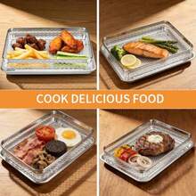 Replacement Air Fryer cooling rack for Cuisinart TOA-26 28 Air Fryer Convection Toaster Oven 11.2''*10'' Air Fryer Stainless Steel Wire Rack Basket Tray Accessories Parts Dishwasher Safes - como en la foto - Ver 7