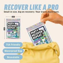 Hangover Kit Deluxe XL - 17pc Pre - Filled Premium Bags - 21st Birthday Gifts For Her, Bachelorette Party Supplies, Girls Weekend Favors, Wedding Recovery Must - Haves, Trip Celebration Essentials - 1 XL - 查看 2