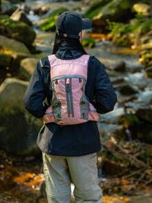 Mochila ligera para senderismo al aire libre, mochila unisex para montañismo, camping y ciclismo - Amarillo - Ver 8