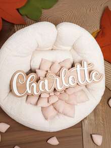 1 biển chữ gỗ hai lớp tùy chỉnh, bảng tên cá nhân hóa, phong cách Boho, không cần điện, thích hợp trang trí phòng, nhà cửa, kỷ niệm, Giáng sinh, sinh nhật, Ngày của Cha, đồ trang trí treo thủ công, biển tên phòng trẻ em - Nhiều màu - Xem 2