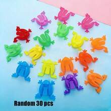 Bộ ngẫu nhiên 5/10/20/30 con ếch nhảy mini nhiều màu sắc - Trò chơi rèn luyện sự khéo léo của ngón tay, lý tưởng làm quà tặng sinh nhật, lễ Phục sinh, Halloween, Giáng sinh và các bữa tiệc (Đồ dùng tiệc), phù hợp cho các bữa tiệc Giáng sinh, Năm mới, Ngày lễ tình nhân, túi quà sinh nhật, đồ chơi nhỏ trong tiệc và giải thưởng lễ hội. - Nhiều màu - Xem 12