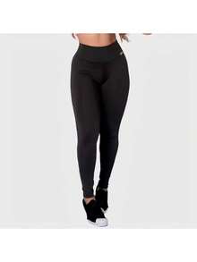 Kit 2 Calça Termica Flanelada Legging Academia Suplex Grossa Modeladora Leg Cintura Alta Peluciada - Preto - Visão 3