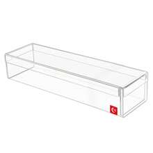 1 st transparent akrylform för tiramisu med lock, avtagbar rektangulär cheesecakeform, fyrkantig tårtdisplaylåda för mousse, tårtfat - Vitt - Visa 8