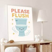 Tranh treo tường bằng vải bố, tranh poster phòng trẻ em có khung, tranh trang trí phòng tắm trẻ em, trang trí tường phòng tắm, xả nước, đánh răng, quy tắc trang trí phòng tắm trẻ em, tranh nghệ thuật treo tường phòng tắm trẻ em, tranh poster phòng tắm bé trai bé gái, trang trí phòng trẻ sơ sinh, quà tặng cho bé, quà tặng cho trẻ mới sinh, trang trí trường mầm non - Nhiều màu - Xem 7