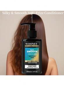 200毫升丝滑柔顺抗毛躁护发素，专为毛躁发质设计，蕴含摩洛哥坚果油、角蛋白、大米精华、生姜提取物，蕴含摩洛哥坚果油混合物，丝滑柔顺护发素深层滋润，抚平毛躁和飞翘，令秀发柔软顺滑。 - 1件護髮素 - 查看 6