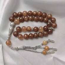 1pc 33 Beads 10mm Ramadan Prayer Beads, Arabic Rosary Bracelet, Suitable For Men And Women, Essential For Ramadan - Multicolor - View 3
