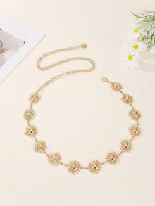 1 chiếc dây đeo eo kim loại hình mặt trời thanh lịch dành cho nữ, thích hợp làm quà tặng bạn bè, phụ kiện đi biển mùa hè, trang trí lễ hội âm nhạc, đồ dùng học tập cho mùa thu, lễ hội âm nhạc. - nhiều màu - Xem 6