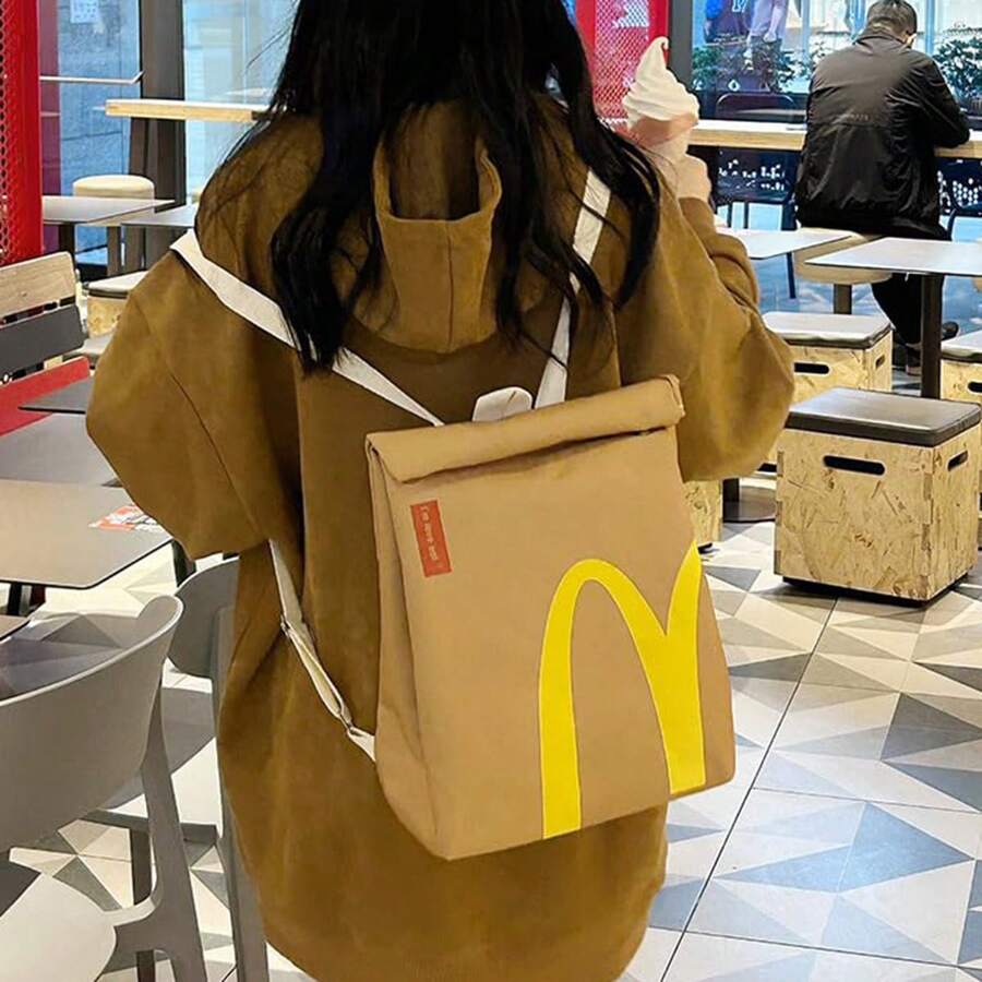 Elegant Women's Gold Chain Strap Handbag, Pink Accent Classic Design - Fashionable Two-Tone Crossbody Bag For Daily Use - Khaki - View 1