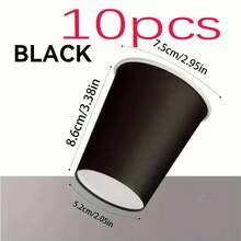 20/40pcs Macaron Brown Baking Cups, Large Capacity Thick Oil-Proof Heat-Resistant Cake Liners, High-Quality Dessert Cups For Home Baking, Party, Wedding, Graduation And Other Gatherings, Durable And Deformation-Resistant - Black - View 12