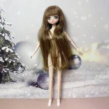 11.81英寸动漫风格时尚BJD娃娃，关节灵活 - 完美可爱蛋糕造型收藏品，可定制BJD娃娃，精致的生日、新年、复活节、圣诞节礼物 - 彩色 - 查看 10
