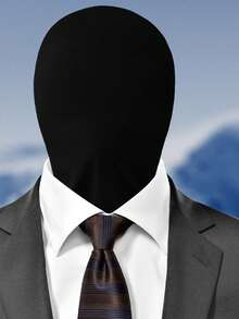 1顶男士透气全脸拉瓦帽（未打孔），男女通用趣味连帽帽，派对角色扮演恶作剧冰丝头饰 - 多色 - 查看 9