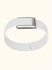 5.0/MG 二头肌带 – 兼容 5.0/MG – 不兼容 4.0 多功能、舒适的健身配件，适用于全天候活动、睡眠和恢复追踪 - 白色 - 查看 3