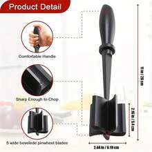 Meat Grinder, Meat Crusher, Heat Resistant, Suitable For Hamburger, Ground Meat, 1. RQIE - Red - View 3