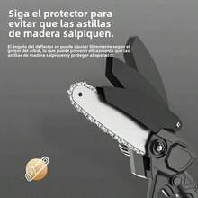 Tijeras de podar eléctricas inalámbricas de 6 pulgadas con batería de litio de 48V, herramienta de poda para árboles frutales Supor, podadora recargable para uso doméstico. - Negro - Ver 4