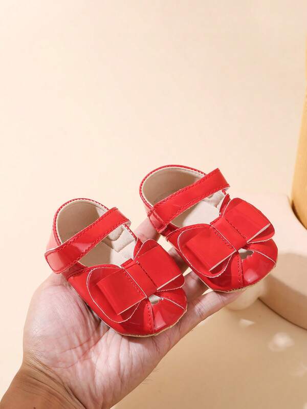 Infant Toddler Shoes Bow Tie Breathable Infant First Walking Shoes