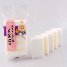 OKS 5 miếng mút rửa bánh mì màu trắng - Miếng bọt biển cọ rửa - Xem 2