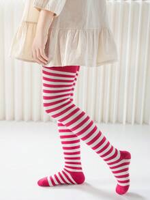 Quần legging kẻ sọc cho bé gái 1-8 tuổi, quần bó sát, quần tất trẻ em, đa năng, phù hợp cho Halloween, Giáng sinh và nhiều lễ hội khác. - Nhiều màu - Xem 15