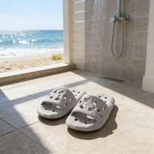 Bathroom Quick-Drying Slippers, Anti-Slip Hollow EVA Sandals, Breathable Shower Slippers For Home Use - Slippers - View 12