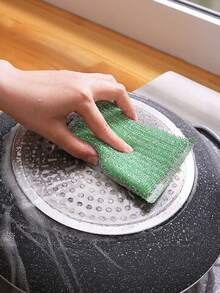 4/8/16/24pcs Multi-Color Scouring Pads, Heavy Duty Non-Scratch Cleaning Sponges For Kitchen, 24pcs Reusable Dish Scrubbers For Dishes, Pots, Bathroom And Home Cleaning - Multicolor - View 8