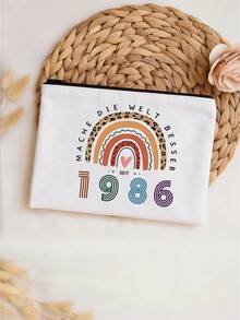 1/3/510 pezzi Borsa trucco per regali di 40° compleanno, borse cosmetiche divertenti per 40° compleanno, idee regalo per 40° compleanno borsa trucco (solo borsa), disponibile anche per regali di 20°, 30°, 50°, 60° compleanno, adatta per amici, amanti, famiglia - multicolore - Visualizzare 7