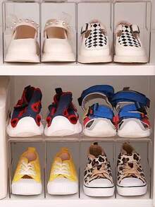 1pc Transparent Plastic Bag Organizer Divider, Acrylic Wardrobe Shelf, Handbag Storage Rack, Clear Bag Organizer - Clear - View 5