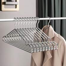 40pcs Extra Thick Stainless Steel Ultra-Thin Metal Hangers, Space Saving, 15.8 Inch Length - Multicolor - View 10
