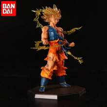 bandai SSJ Warrior 動漫角色 PVC 公仔收藏雕像模型裝飾品 | 完美萬聖節禮物 - 生日、週年紀念、畢業、婚禮季節與節日禮物，適合粉絲、收藏家展示、動漫主題派對贈品、收藏禮物、成人動漫收藏品 - 彩色 - 查看 8