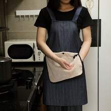Detachable Thick Hand Towel Apron & Replacement Towel - High-Quality Absorbent Kitchen Apron With Removable Towel, Suitable For Cooking, Baking And Grilling, Unisex Modern Design, Mother's Day Gift, Suitable For Home And Professional Chefs - 1pc - View 4