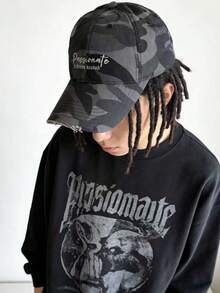 1pc Summer Camouflage Baseball Cap, Embroidered Snapback Hat, Outdoor Casual Sun Hat, Unisex - Baseball Cap - View 7