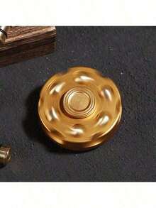 1pc 2025 New Arrival Revolver Spinner Fidget Toy - All Metal Material - Stress Relief - Detachable Bullet - 5-Minutes Spin - Birthday//Halloween - Present - Multicolor - View 7