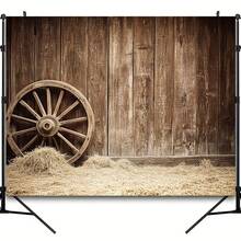 1 pieza de tela de fondo 2D, pancartas de fiesta con diversos tableros de madera jaspeados y tela de fondo nostálgica, adecuada para el fondo fotográfico de actividades interiores y exteriores, cumpleaños y celebraciones, sin suministro eléctrico, con diversos estilos, tamaños y colores a elegir. - 5 - Ver 7