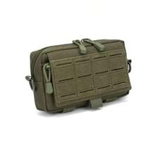 Outdoor Tactical Waist Bag With MOLLE Attachments, Functional Hanging Pouch, Military Medical First Aid Kit Tool Bag - Multicolor - View 9