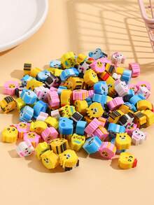 10pcs/20pcs/30pcs Cartoon Erasers, Space Fruit Number Erasers, Elementary School Prize Stamp Erasers, Multi-Pattern Recognition Mini Clay - Cartoon Characters, 30 Pieces (30 Random). - View 13