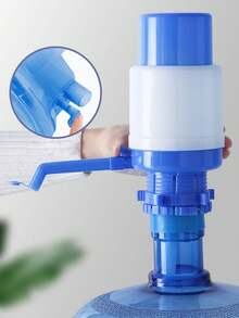Bomba de agua manual para botellas de agua, dispensador de agua potable, bomba de succión de agua para uso doméstico - Azul - Ver 1
