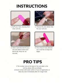 24pcs Oval Matte Dusty Rose Adhesive False Nails, Suitable For Women And Girls, With 1pc Nail File And 1pc Jelly Gel - Dusty Pink - View 5